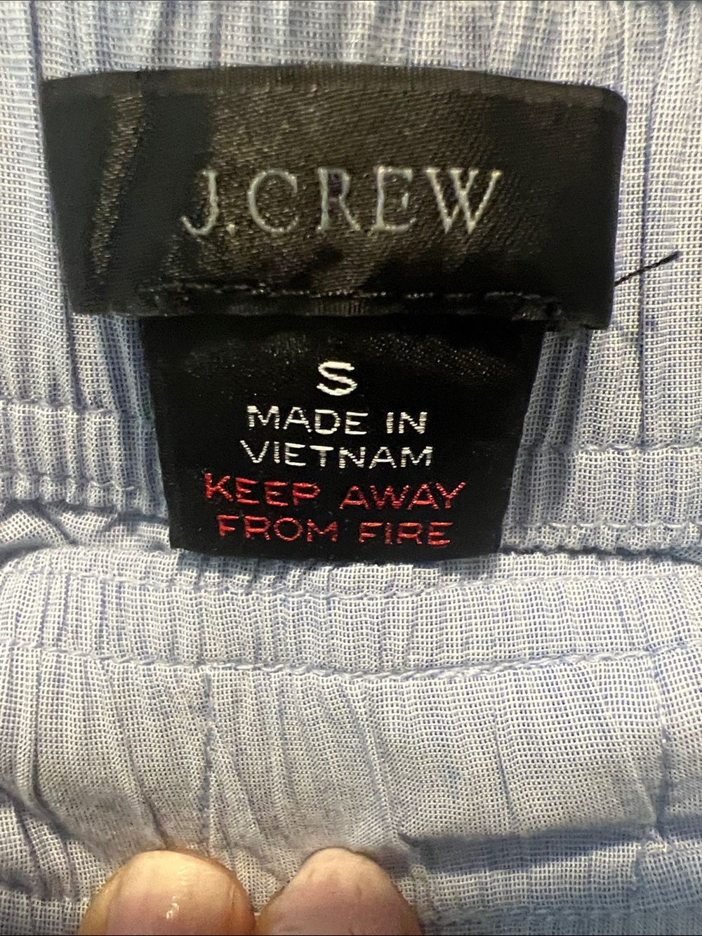 J. Crew Pale Blue Wide-Leg Cotton Pants - Picture 4 of 9